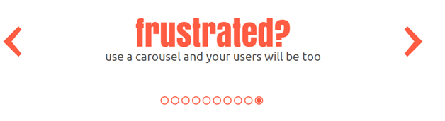 Frustrating Feature Carousel