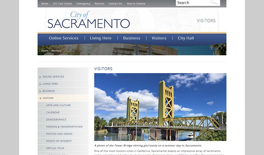 City of Sacramento California Sitecore Case Study